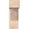 Ekena Millwork Traditional Block Smooth Bracket w/ Offset Brace, Douglas Fir, 7 1/2"W x 22"D x 22"H BKT0806X22X22TRA05SDF - alternate 4